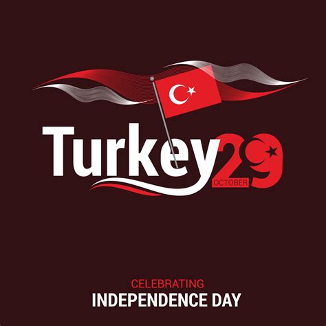 Turkey Independence day design card vector 14154905 Vector Art at Vecteezy