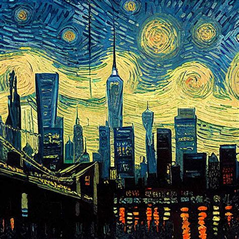 Cities Painted by Van Gogh, According to AI