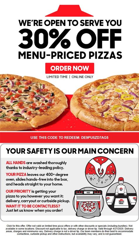 Pizza Hut March 2021 Coupons and Promo Codes 🛒