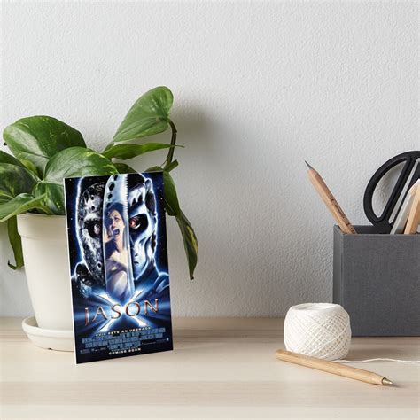 "Jason X Movie Poster" Art Board Print for Sale by rollthemall | Redbubble