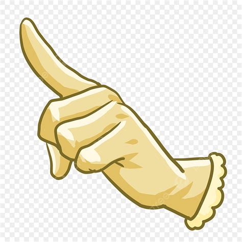 Index Finger PNG Picture, Stretching Index Finger Gesture Cartoon Illustration, Forefinger ...