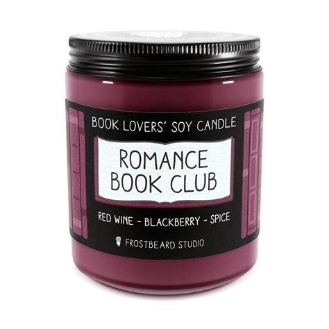 Romance Book Club︱Book Lovers' Soy Candle︱Frostbeard Studio