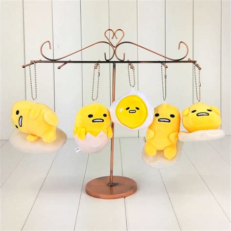 Gudetama Egg Cartoon Soft Stuffed Pendant - KawaiiMerch.com