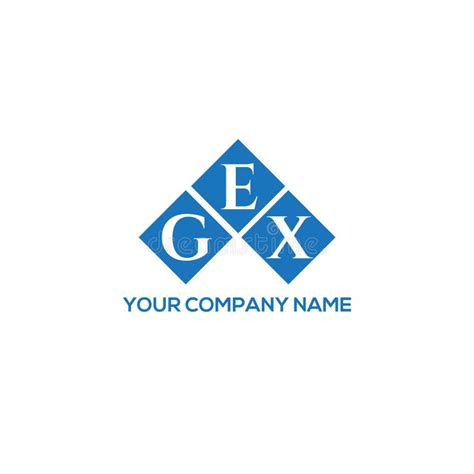 GEX Letter Logo Design on BLACK Background. GEX Creative Initials Letter Logo Concept. GEX ...