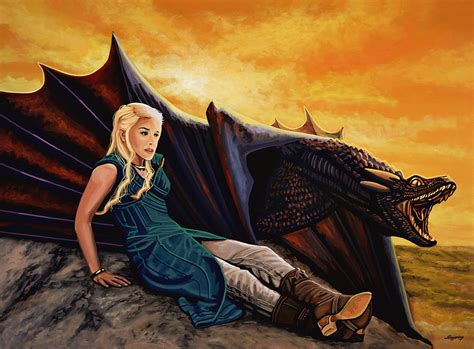 Game Of Thrones Painting Painting by Paul Meijering - Fine Art America