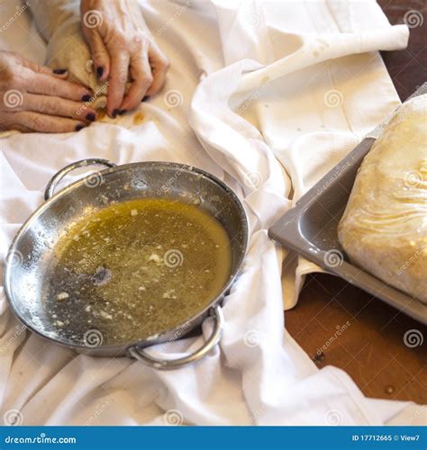 Cook Preparing Meat with Baste Stock Image - Image of cloth, basting ...