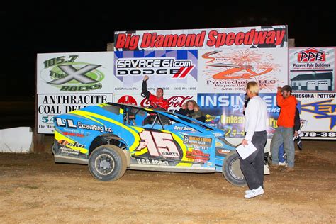 COWPATTY NATION: BIG DIAMOND SPEEDWAY RESULTS (Bruce Thomas photo)