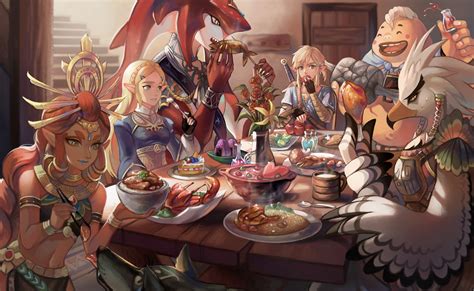 Dinner with the Champions | The Legend of Zelda: Breath of the Wild ...