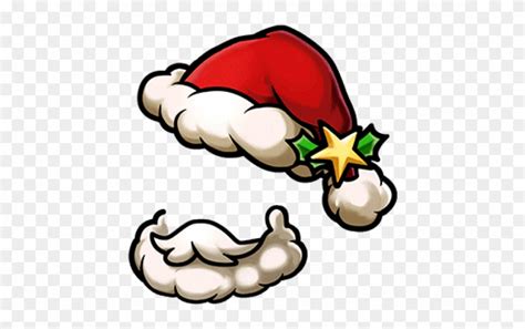 Download Beard Clipart Santa Hat Beard - Cartoon Santa Beard Png Transparent Png (#3464373 ...