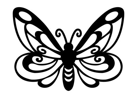 Simple Butterfly Outline Clipart Clipart Best Clipart Best | Sexiz Pix