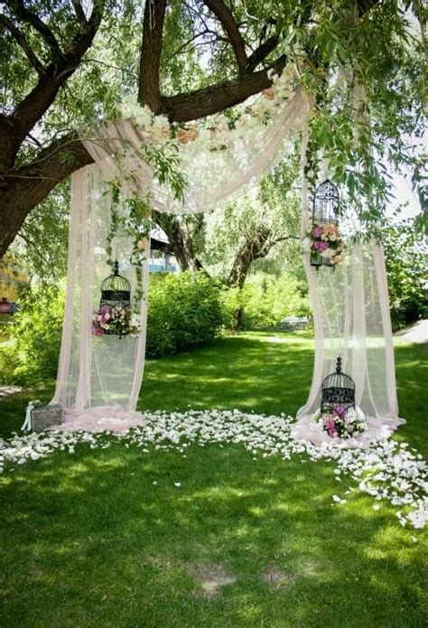 Wedding Spring Green Park Grassland Curtain Backdrop Background | Outdoor wedding decorations ...