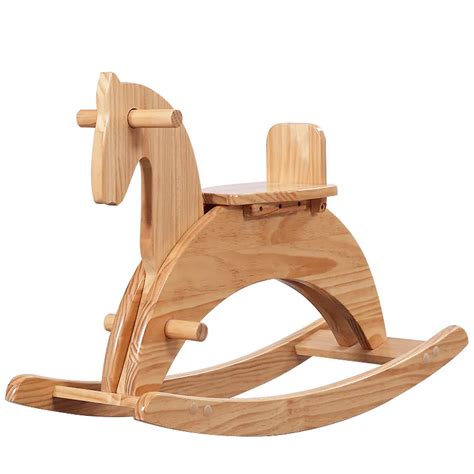 Solid Wood Rocking Horse, Baby Baby, Child Toy Trojan, Baby Rocking ...