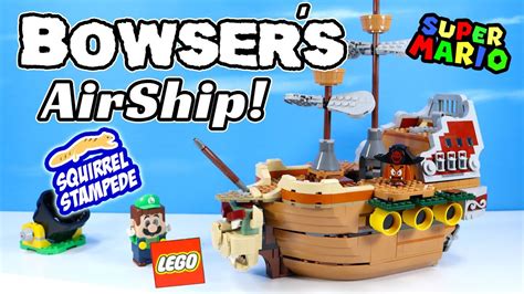 LEGO Super Mario Bowser's Airship Speed Build Review - YouTube