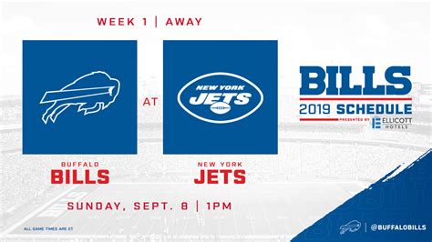 Buffalo Bills 2019 Season Matchups