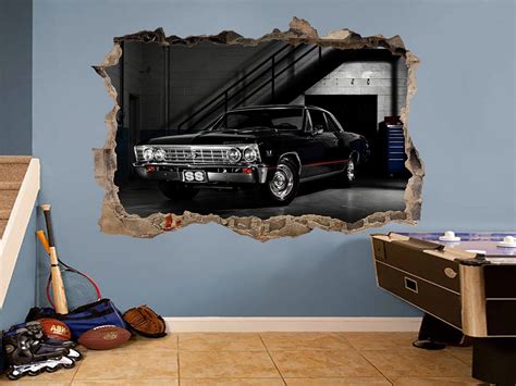 Pin on -=3D Wall Decal - Cars, Engines=-