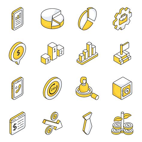 Premium Vector | Pack of data and management flat icons