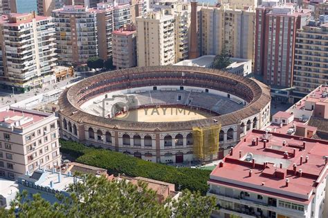 Malaga bull ring stadium. by arakus Vectors & Illustrations with ...