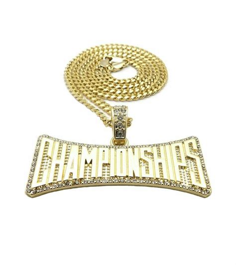 MEEK MILL CHAMPIONSHIPS GOLD CUBAN LINK CHAIN HIPHOP #DRIPSHOPNY # ...