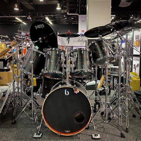 BRITISH DRUM COMPANY ICARUS NICKO McBRAIN SIGNATURE DRUM KIT - WINTER – Drumazon