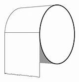 Toilet Paper Roll Black White Line Art Coloring Book Colouring  sketch template