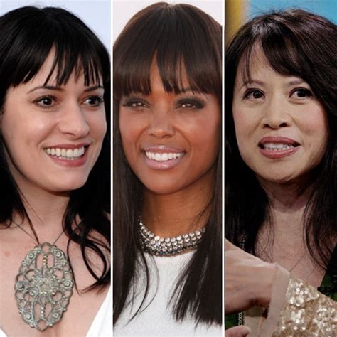 The girlfriends: {Joey} Paget Brewster, {Ross & Joey} Aisha Tyler and ...