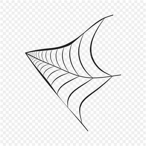 Halloween Spider Web With 3d Shape Design Vector Png Element, Halloween Drawing, Spider Drawing ...