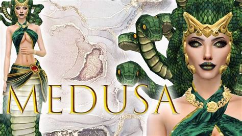 Medusa create a sim The Sims 4 made by GlitterQueenGamer for YouTube and Patreon | Sims, Sims 4 ...