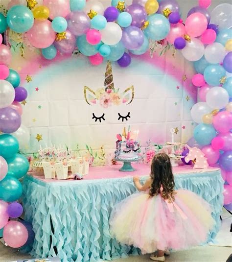 Unicorn birthday party | Unicorn themed birthday party, Unicorn ...