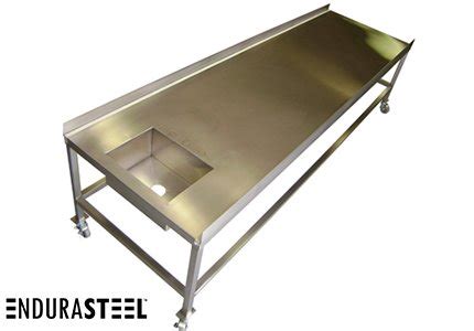 Stainless Steel Pharmaceutical Table - EnduraSteel Stainless Steel Tables