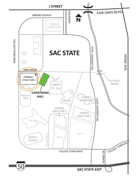 Sacramento State University Campus Map – Interactive Map