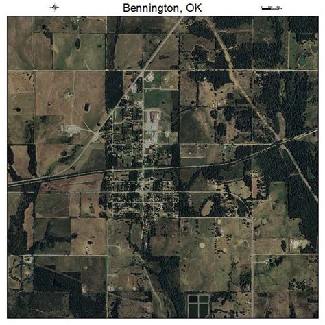 Aerial Photography Map of Bennington, OK Oklahoma