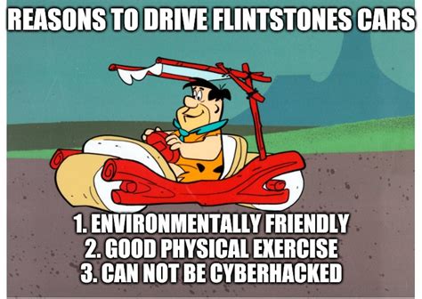 Flintstones Car Environmentally Sound - Imgflip