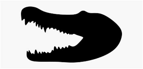 Gator Head Silhouette Clipart , Free Transparent Clipart - ClipartKey