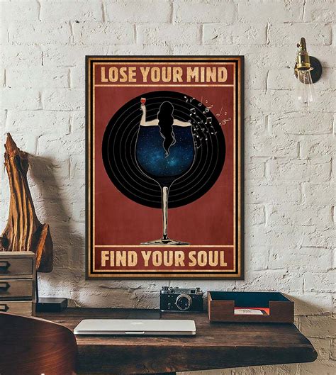 Music Poster Lose Your Mind Find Your Soul Vinyl Art Print | Etsy