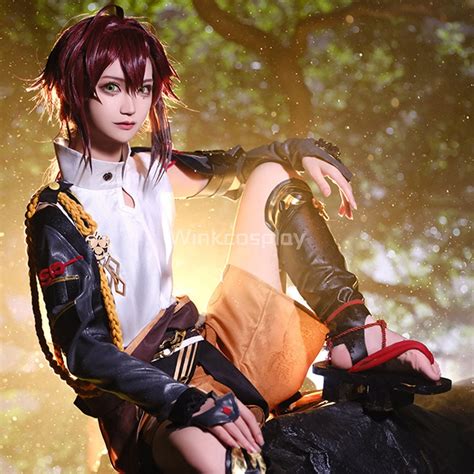 Genshin Impact Shikanoin Heizou Halloween Cosplay Costume – Winkcosplay