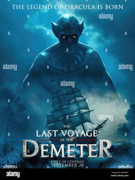 LAST VOYAGE OF THE DEMETER, poster, Javier Botet as Dracula, 2023. © Universal Pictures ...