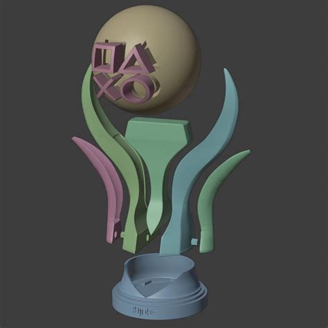 New PS5 Platinum Trophy - 3D Model by Kaleb