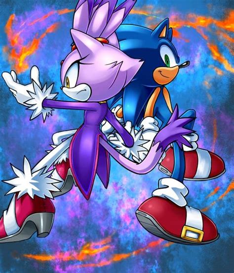 Sonic and Blaze (Sonaze) - sonic&blaze Fan Art (40464104) - Fanpop