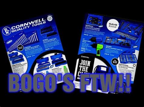 CORNWELL TOOLS JANUARY 2023 FLYER BUY THE BLUE SAVE THE GREEN!! - YouTube