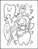 Teeth Coloring Pages sketch template