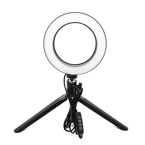 16cm Selfie Ring Light Small Multi Function Dimmable LED Ring Light For ...