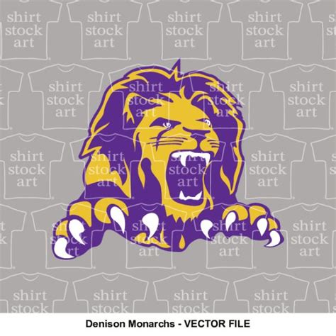 Denison Monarchs – T Shirt Stock Art