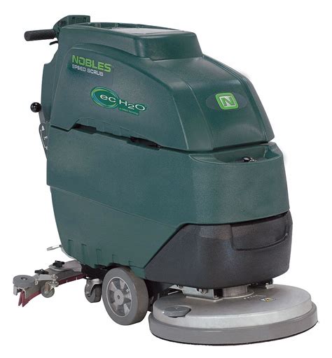 Walk Behind Floor Scrubber, ec-H2O, Deck Style Disc, 0.5 HP, 20 in ...