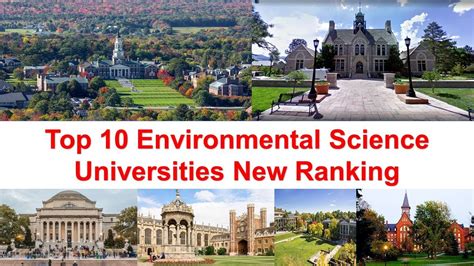 Top 10 Environmental Science Universities in USA New Ranking ...