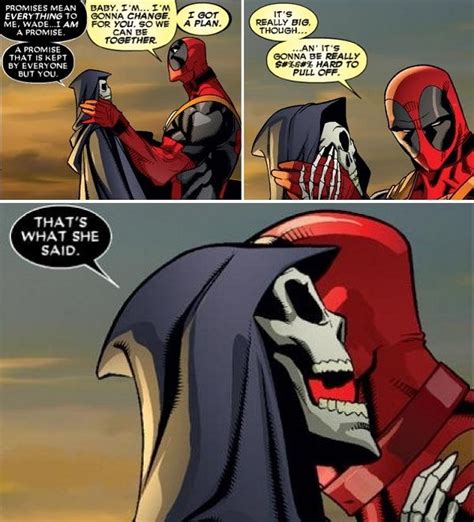 The Deadpool-Thanos-Death Connection: Marvel’s Weirdest Love Triangle ...