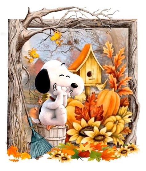 Autumn is my favorite season | Snoopy bilder, Lustige geburtstagsbilder ...