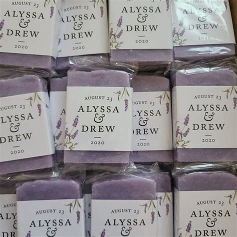 Lavender Soap Baby Shower Lavender Soap Favors Bridal Shower - Etsy