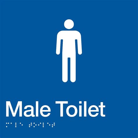 Male Toilet Sign - Emroware - Emroware