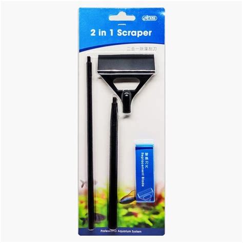 Jual ISTA 2in1 Algae Scrapper Scraper Kerokan Alga Aquarium Aquascape Tools - Makassar Hobi