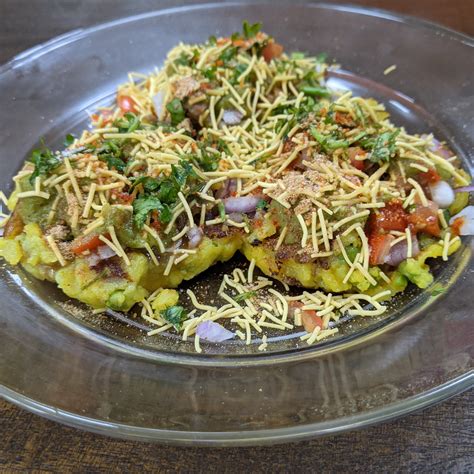 Homemade Stuffed Aloo Tikki Chaat Recipe — Chhaya's Food